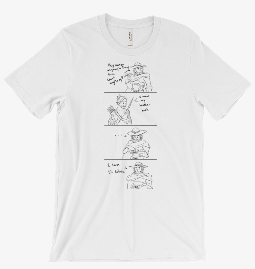 Mcree And Hanzo Funny Comic - Shirt, transparent png