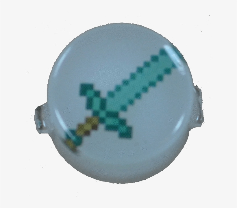 Graphic Home Buttons - Minecraft Diamond Sword Short, transparent png