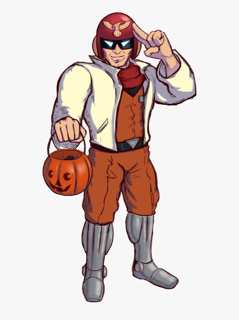 Captain Falco Salutes You - Cartoon, transparent png
