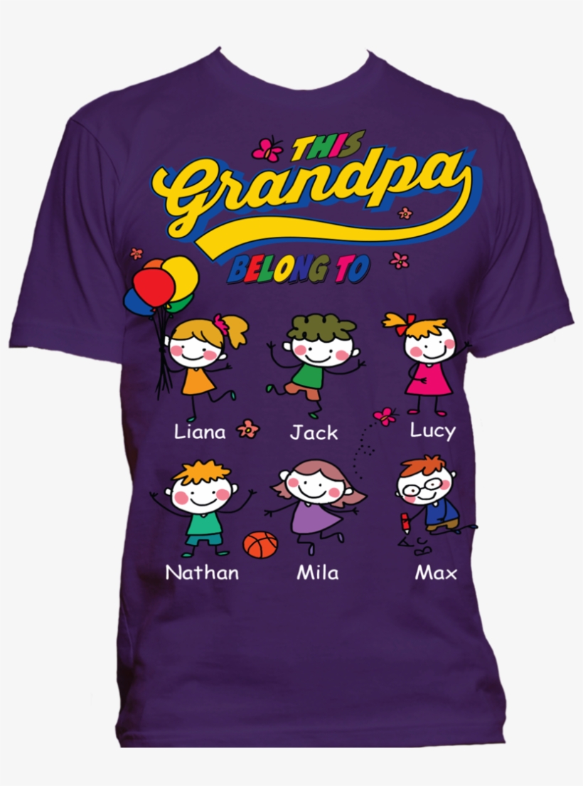 This Grandpa Belongs To T-shirts Hoodies ***on Sale, transparent png