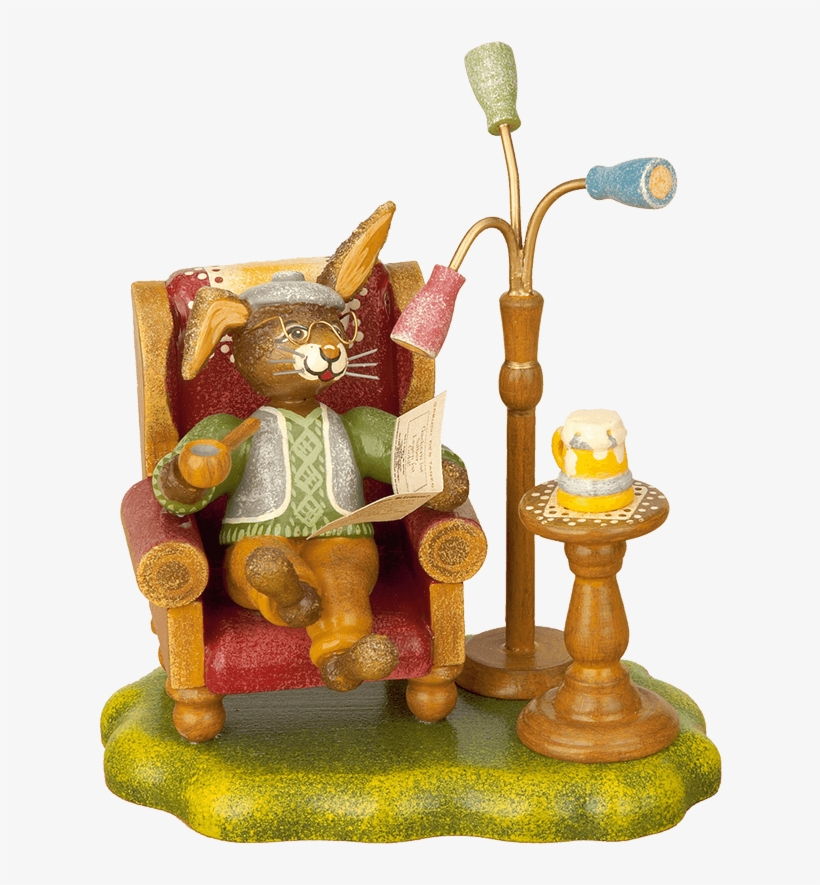 Rabbit Grandpa - Figurine, transparent png