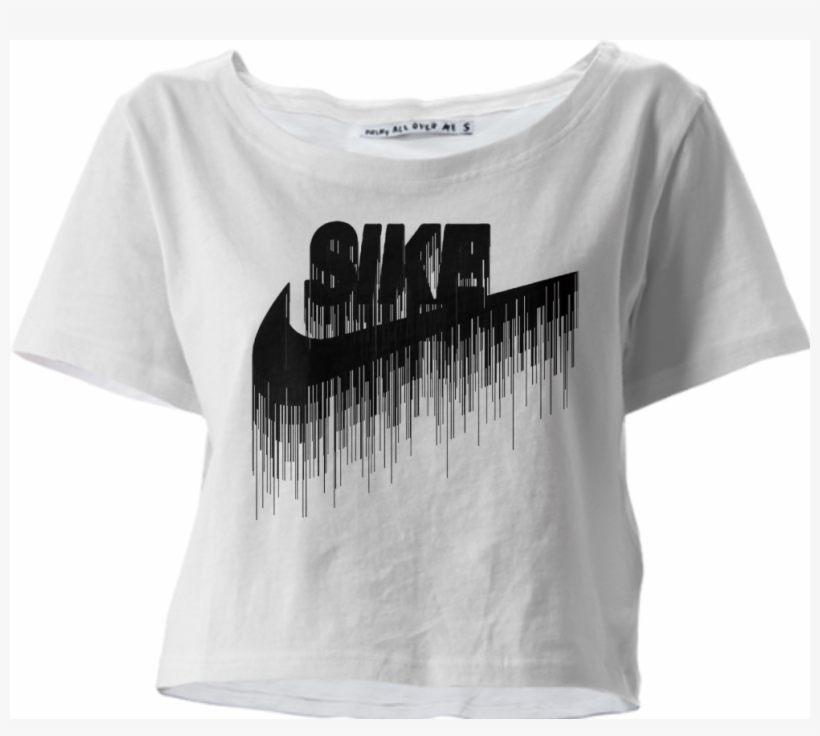 Sike Drip Crop Top $44 - Blouse, transparent png