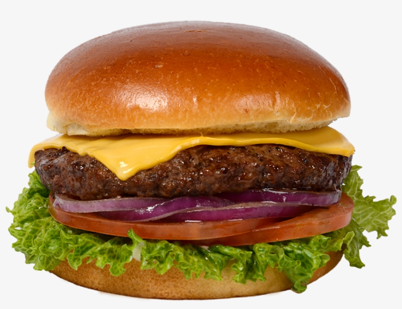 Add A Fountain Drink And A Side Of Our Blue Village - Cheeseburger, transparent png