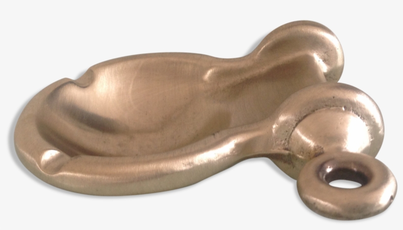 Ashtray Vintage Solid Brass Porthole - Brass, transparent png