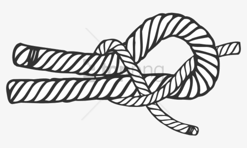 Free Png Sheet Bend Knot Drawing Png Image With Transparent - Sheet Bend Knot Clipart, transparent png