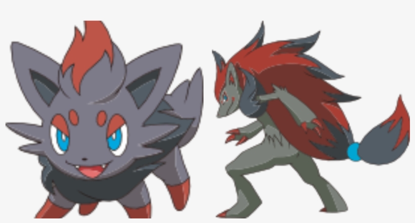 Photo Zoroark-1 - Zorua And Shiny Zorua, transparent png