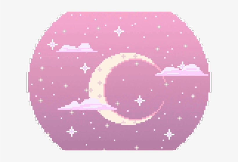 Vaporwave Clipart Transparent Pink - Pixel Star Gif Png, transparent png