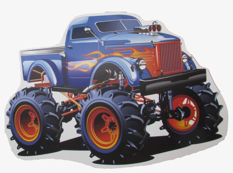 Monster Truck Wheelchair Costume - Hot Wheels Cars Vector, transparent png