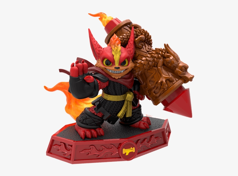Skylanders Imaginators Master Flare Wolf, transparent png