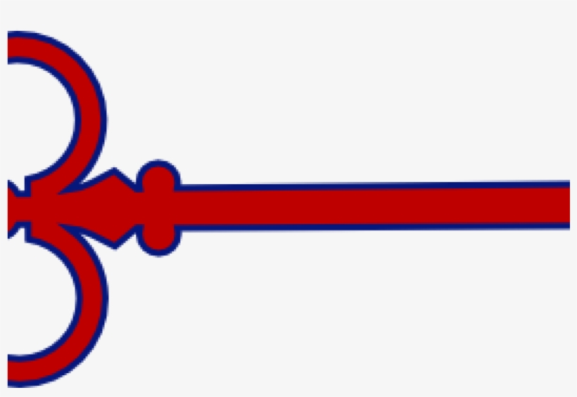 Skeleton Key Clipart Red Skeleton Key Clip Art At Clker - Clip Art, transparent png