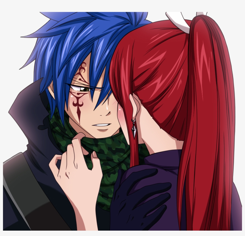 Is This Your First Heart - Fairy Tail Jellal Dan Erza, transparent png