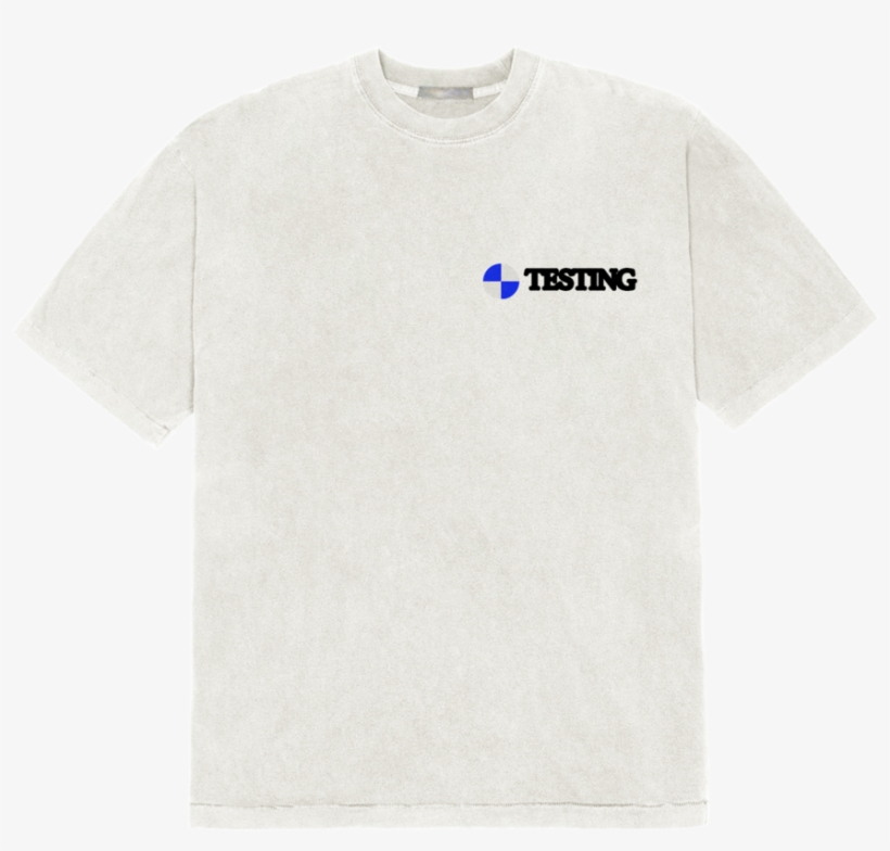 Testing White Tee Front - Palace Sans Ferg Tee White, transparent png