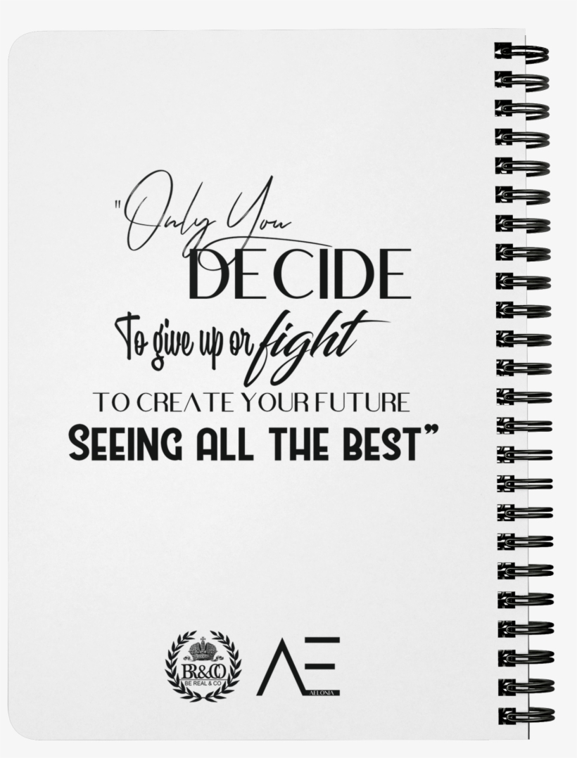 Aelonia Spiral Notebook - Spiral Binding Png, transparent png