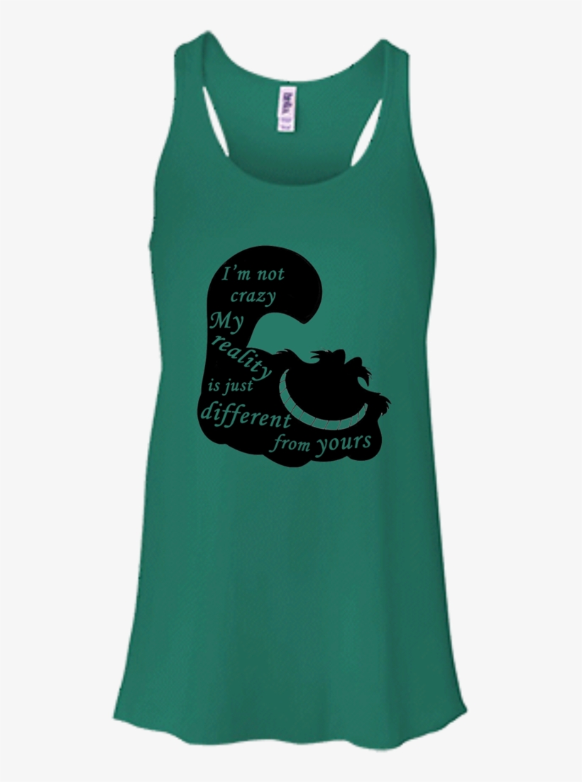 Alice In Wonderland Inspired - Bella + Canvas Ladies' Flowy Racerback Tank B8800, transparent png