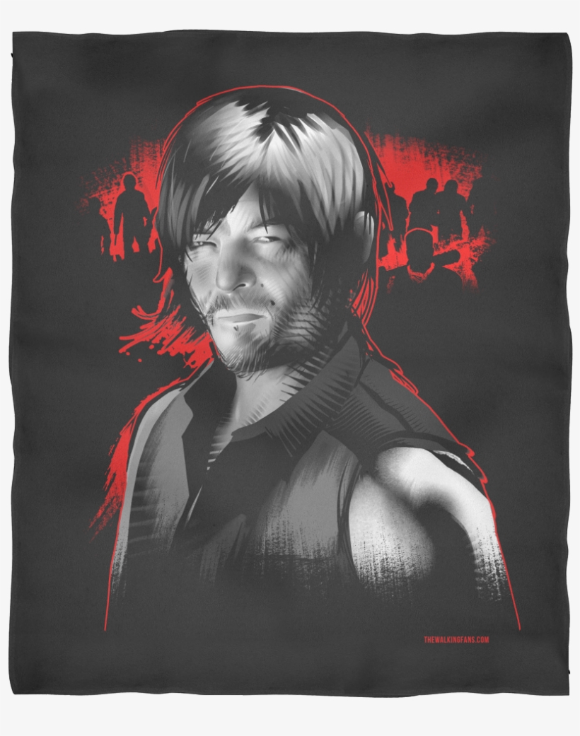 Daryl Dixon Premium Fleece Blankets - Towel, transparent png