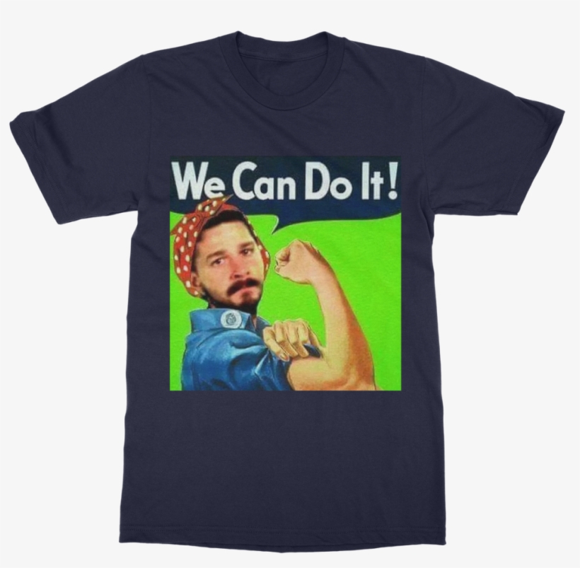 We Can Do It Meme ﻿classic Adult T-shirt - We Can Do It! (rosie The Riveter), transparent png