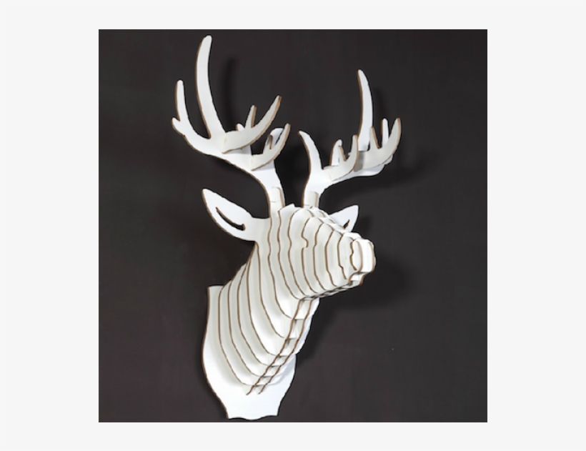 Tete De Cerf En Bois, transparent png