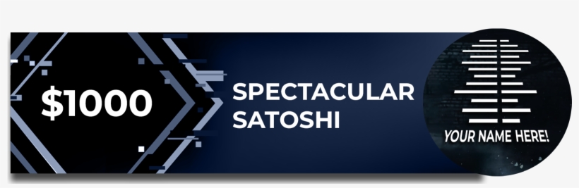 Honor Satoshi And Receive A Special Thank You In Crypto's - Graphic Design, transparent png