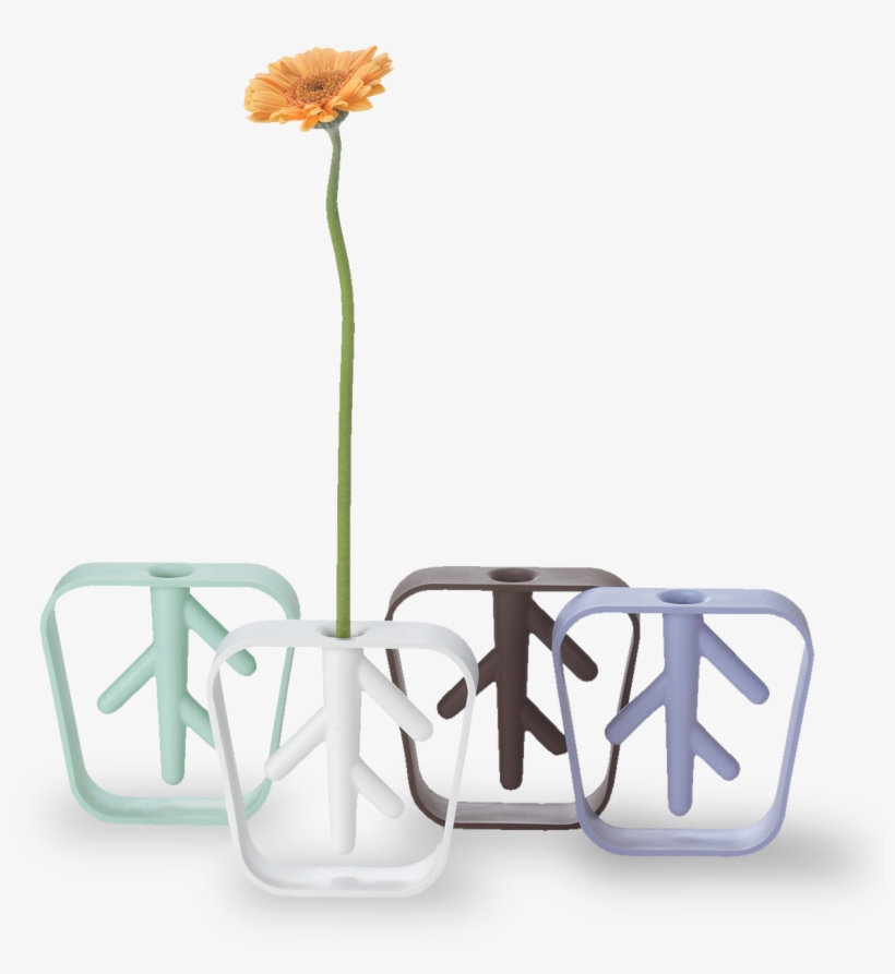 Nekko Bud Flower Vase By D-0 - Single Flower Vase, transparent png