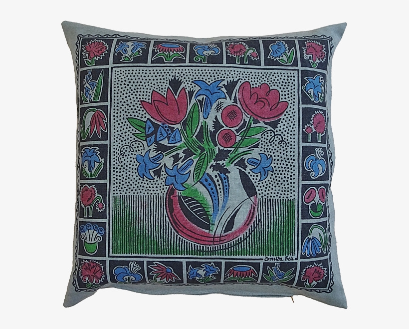 Flower Vase Cushion Cover - Cushion, transparent png