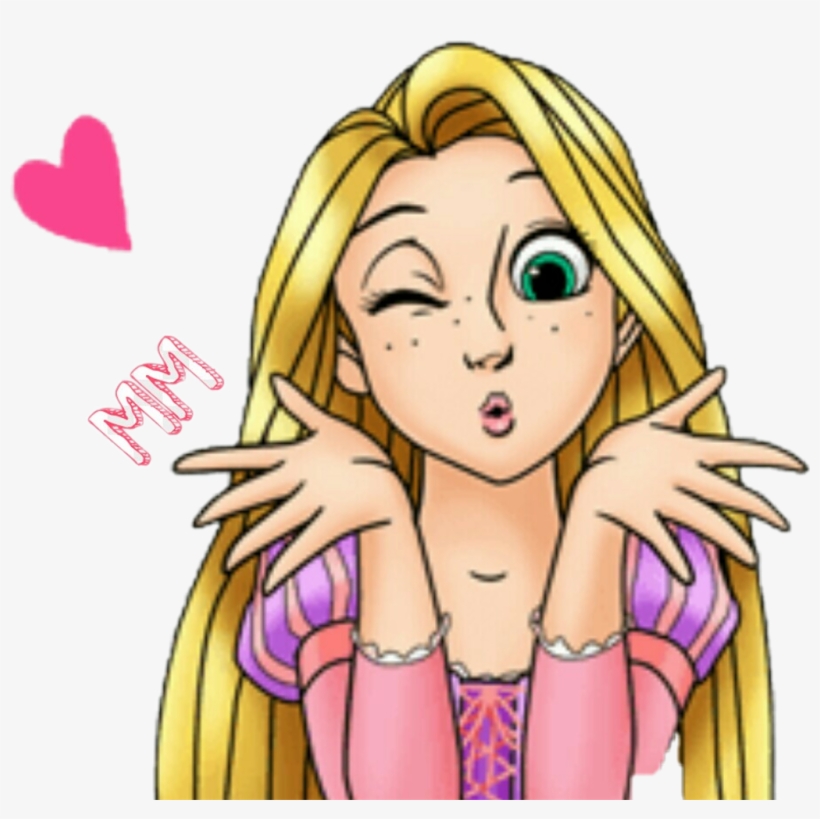 Popart Sticker - Rapunzel, transparent png