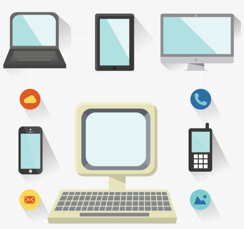 Clip Art Freeuse Stock Network Cloud Computing Euclidean - Personal Computer, transparent png