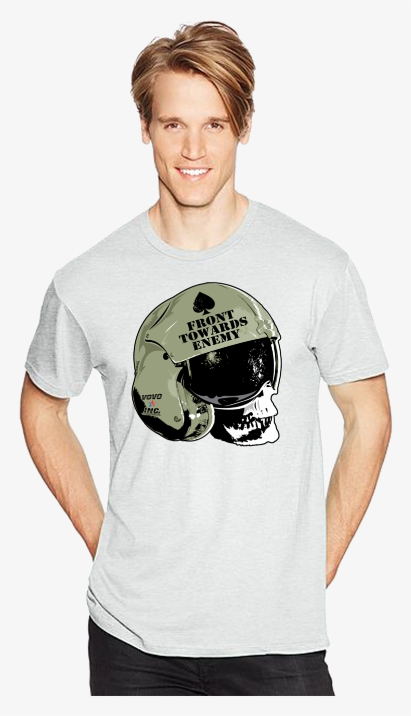 Usa Military Front Towards Enemy Helmet Aviation Short - Crayons And Marines Shirts, transparent png