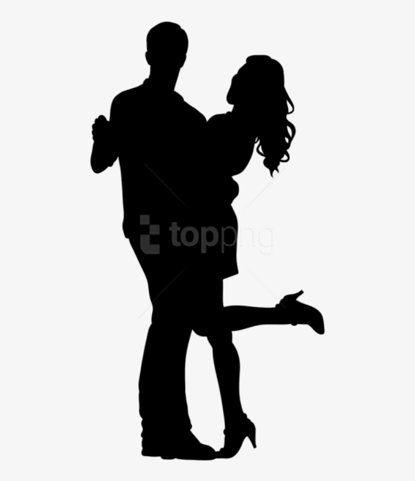 Free Png Couple Dancers Silhouette Png - Couple Dancing Silhouette Png, transparent png
