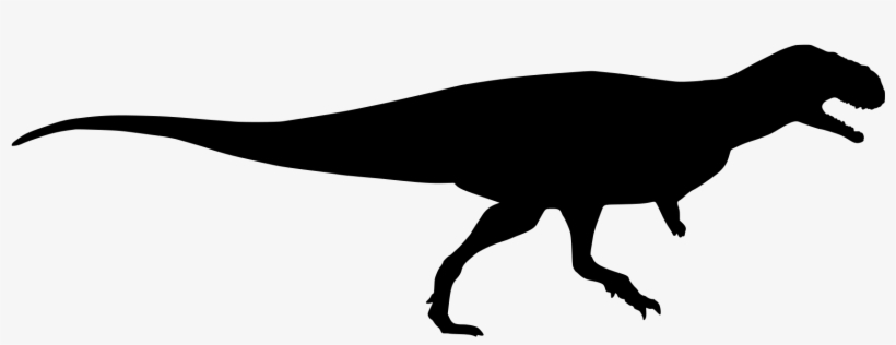 File - Eoabelisaurus Silhouette - Svg - Dinosaur Pics Black And White, transparent png