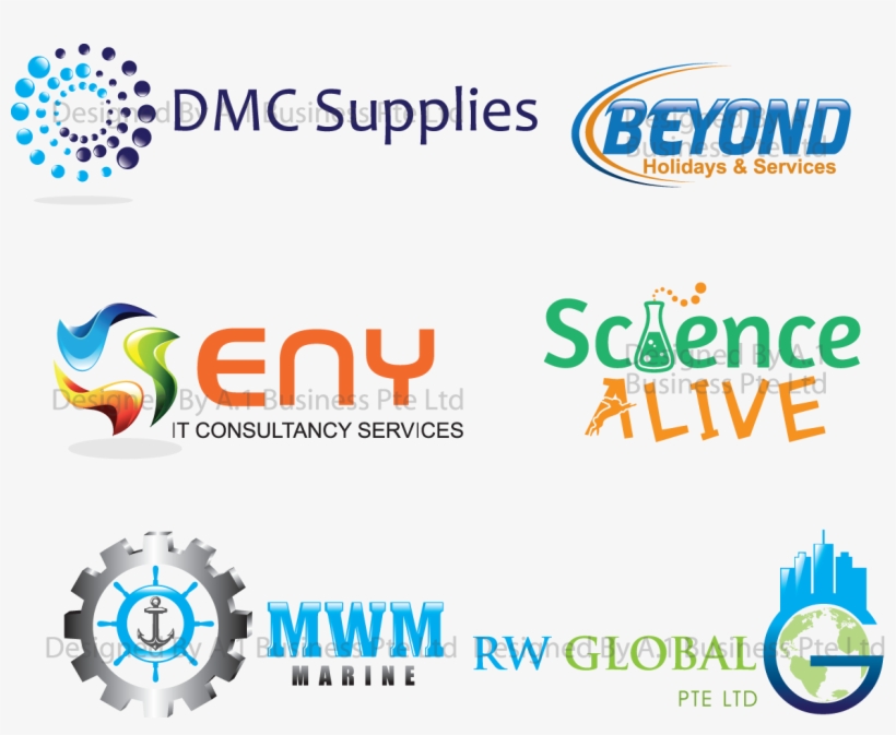 Logo Design Portfolio's - Orange, transparent png