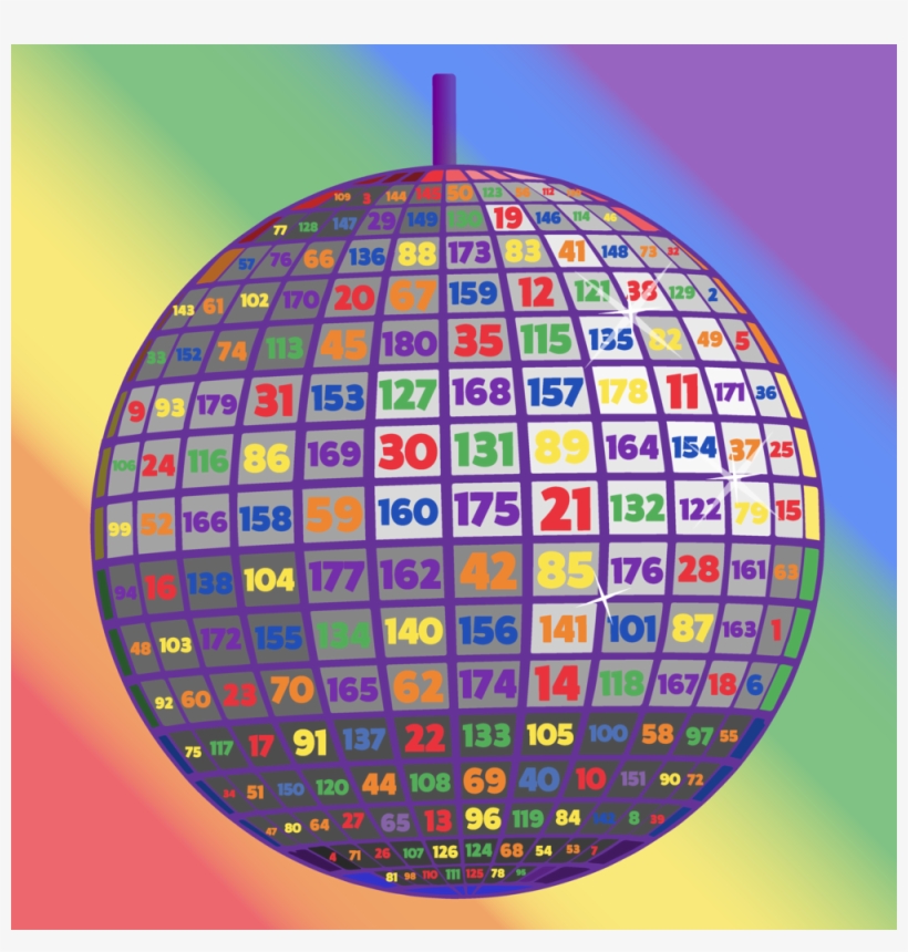 Ball Day 1 Rainbow Background - Circle, transparent png