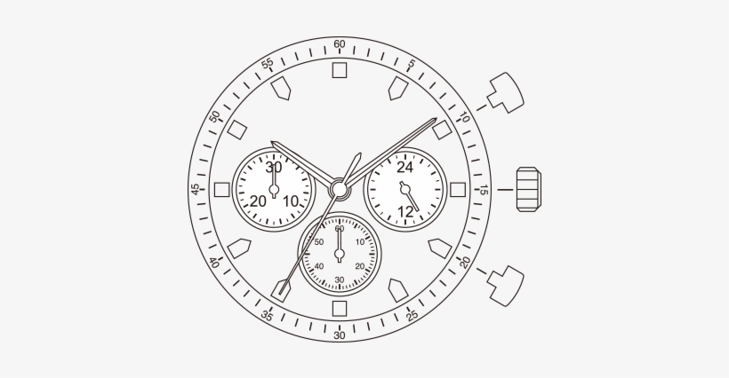 Grandfather Clock Mechanism - Miyota Jp25, transparent png