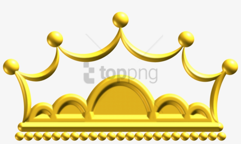 Free Png Gold Crown Transparent Png Image With Transparent - Golden Crown Clip Art, transparent png