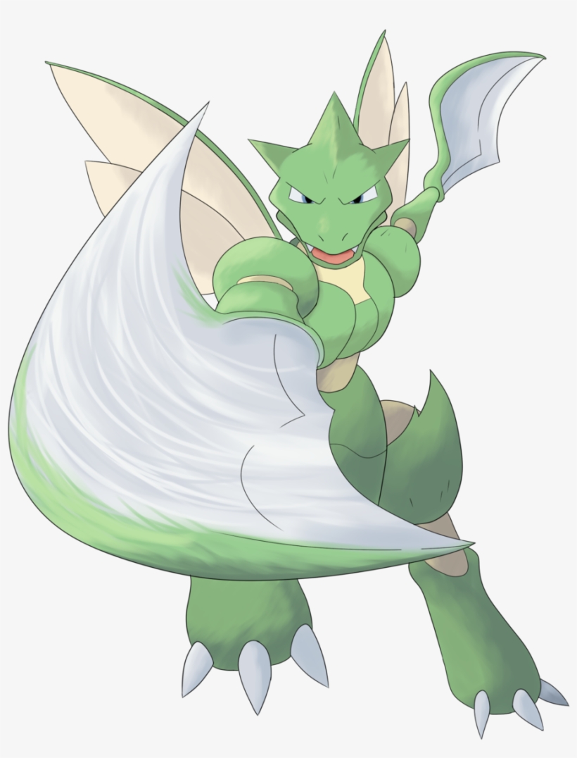 7 Scyther - Cartoon, transparent png
