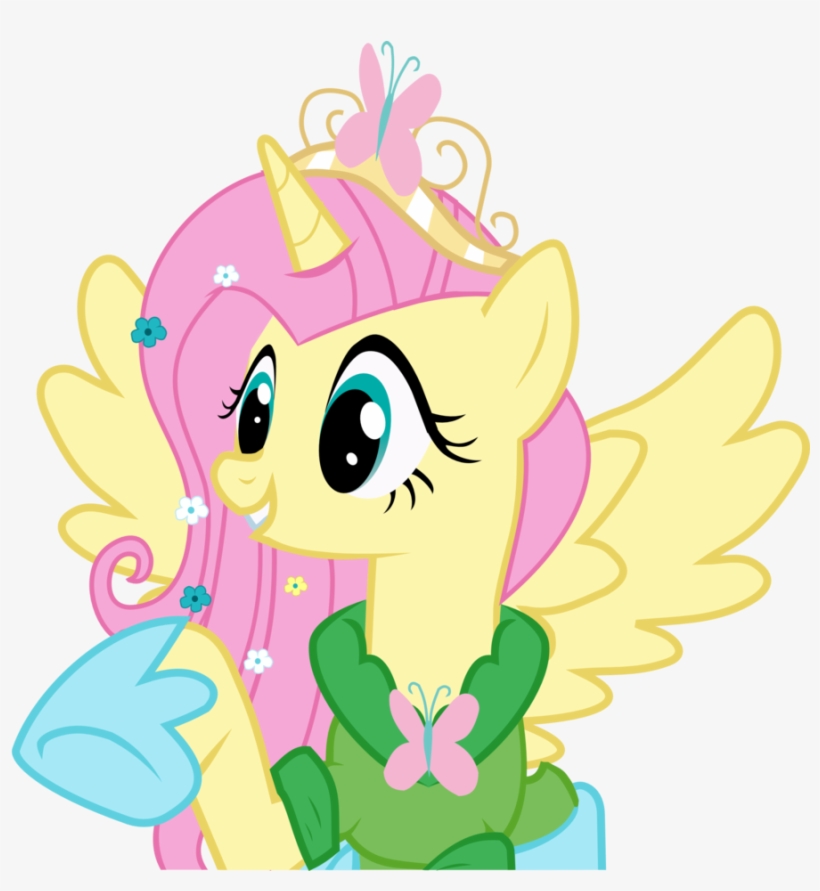 My Little Pony Clipart Fluttershy - My Little Pony Princess Fluttershy, transparent png