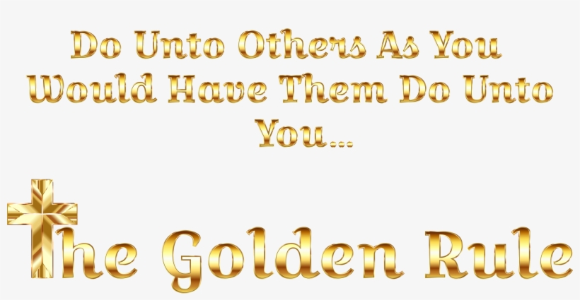 Golden Rule No Background Transparent Background - Golden Rule Png, transparent png