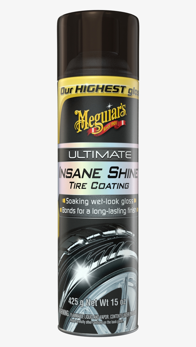 Meguiar's ® Ultimate Insane Shine™ Tire Coating Soaking - Meguiars, transparent png