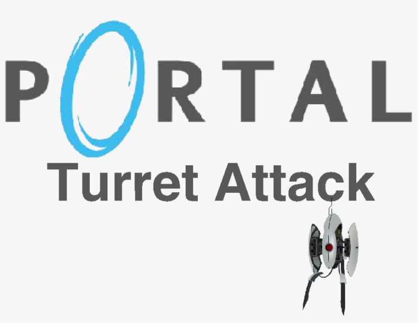 Turret Attack - Portal 2, transparent png