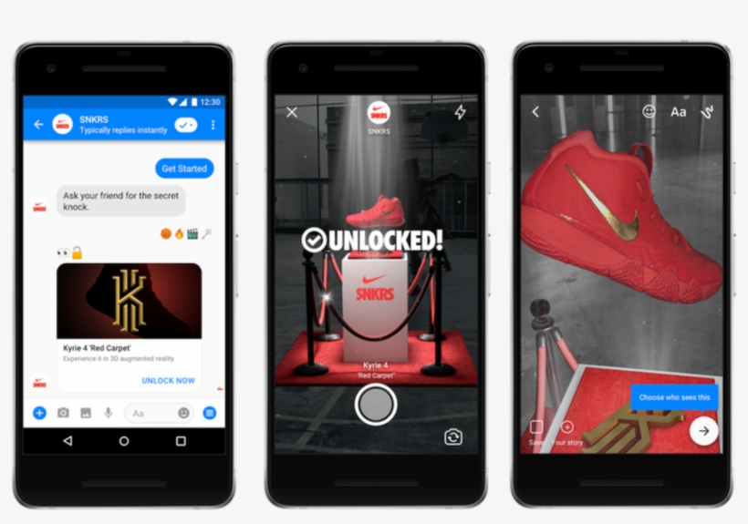 Image3 - Facebook Messenger Ar Nike, transparent png