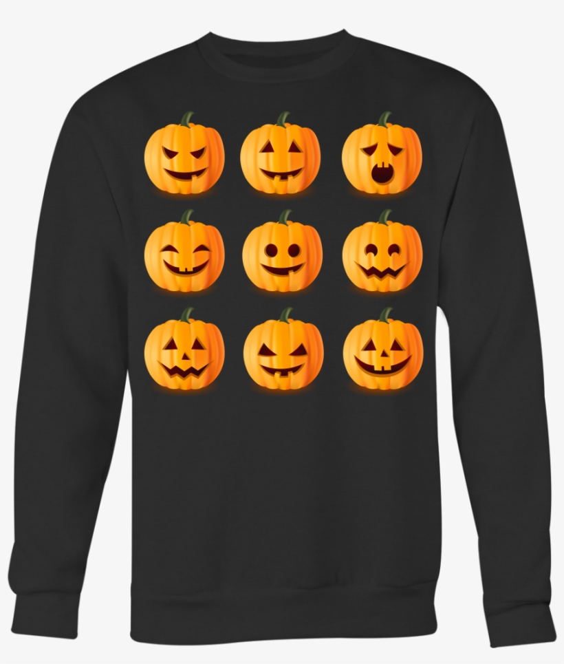 Jack O Lantern Emoji Sweatshirt T-shirt - Admit It You Want To Taste My Weiner, transparent png