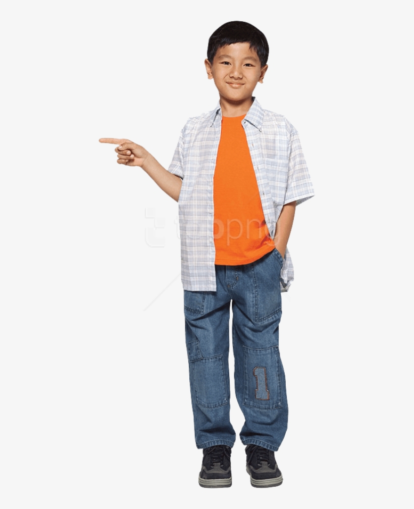 Free Png Download Asian Child Pointing Png Images Background - Kids Png Asian, transparent png