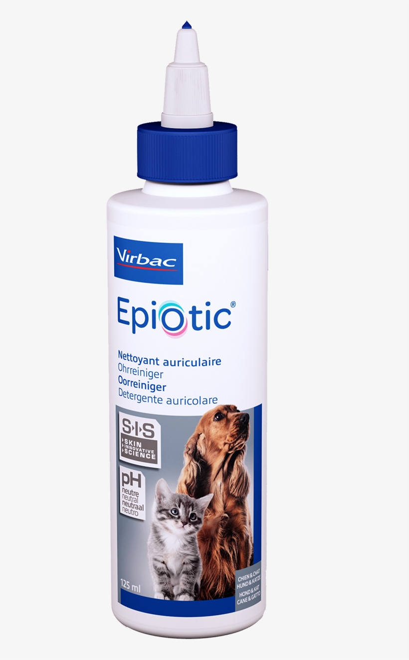 Epiotic Ear Cleaner For Cats And Dogs - Virbac, transparent png