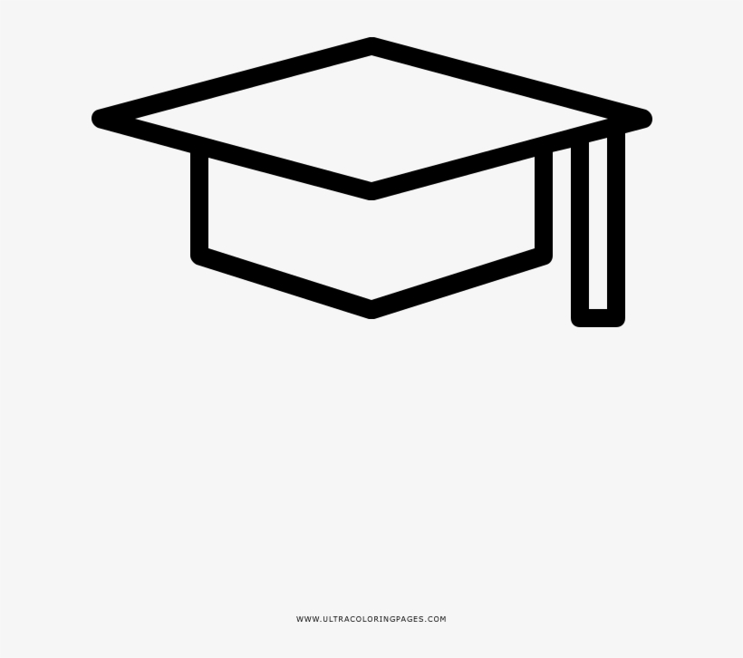 Birrete Página Para Colorear - Invest Education Icon, transparent png