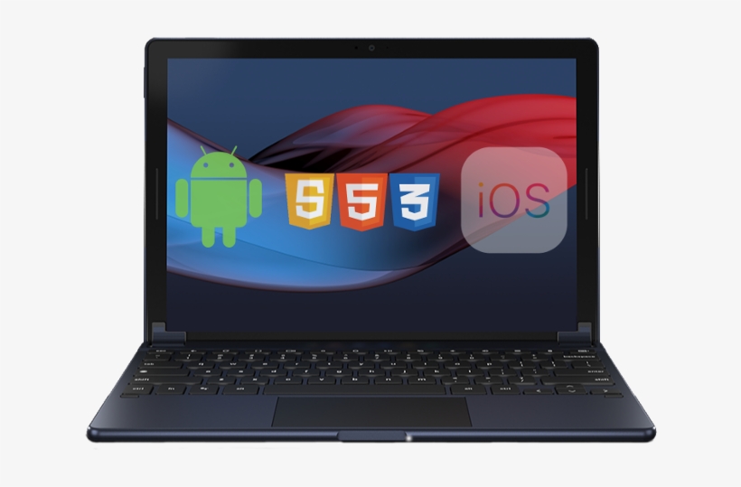 Netbook, transparent png