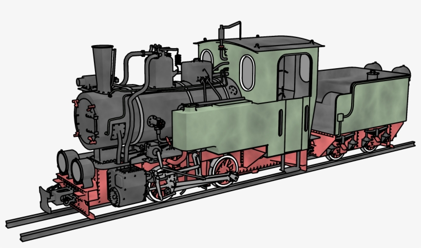 T2 71 Steam Locomotive Clipart Png Picture - Rail Transport, transparent png