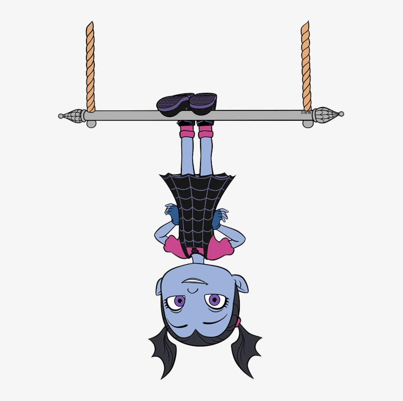 Vampirina Hanging Upside-down - Transparent Background Vampirina Png, transparent png