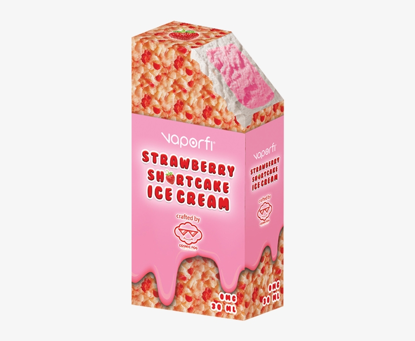 Strawberry Shortcake Ice Cream Crafted By Cosmic Fog - Electronic Cigarette, transparent png