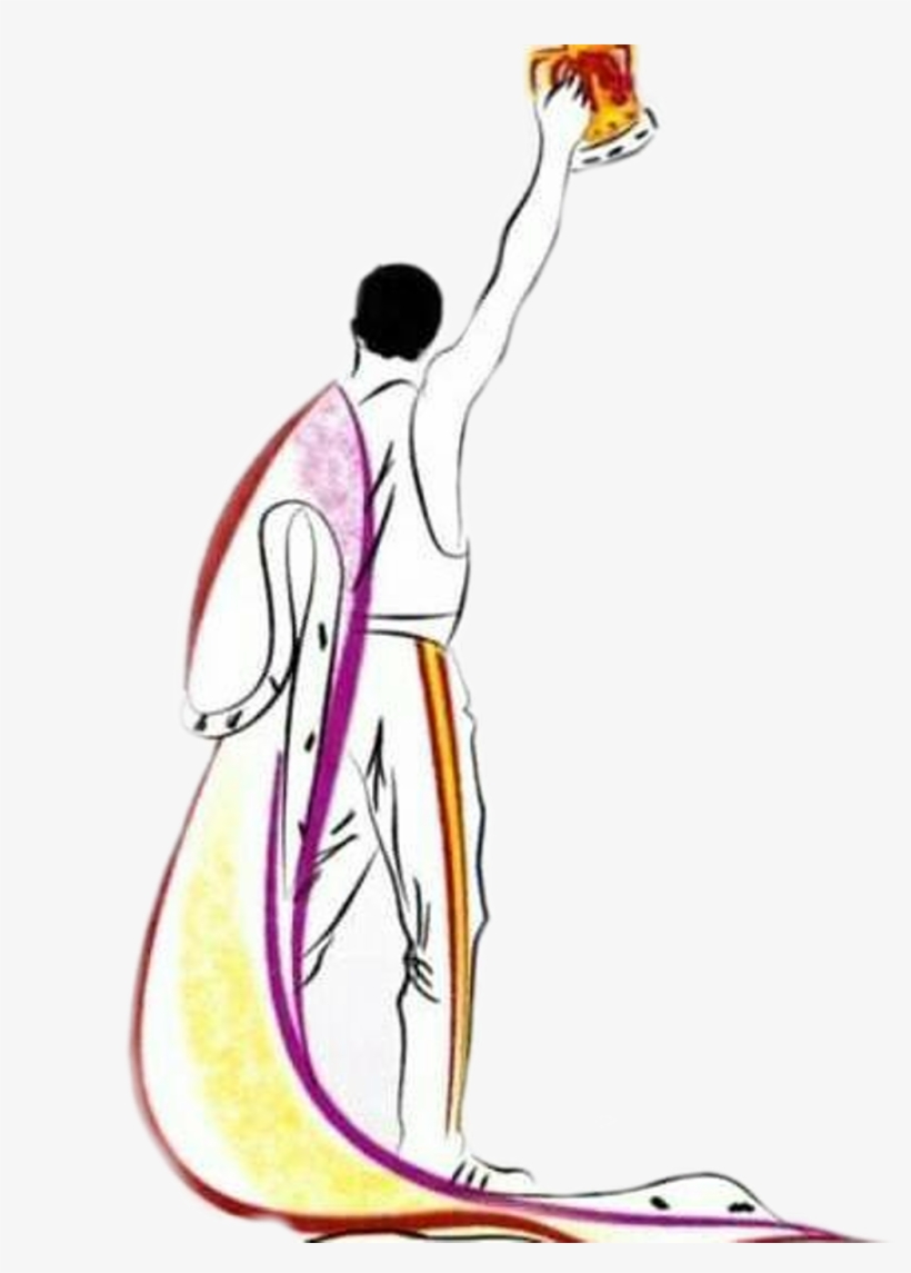 #freddie Mercury - Illustration, transparent png