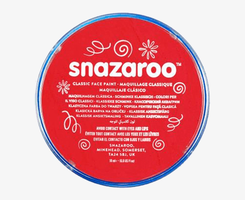 Snazaroo Red Face Paint - Circle, transparent png
