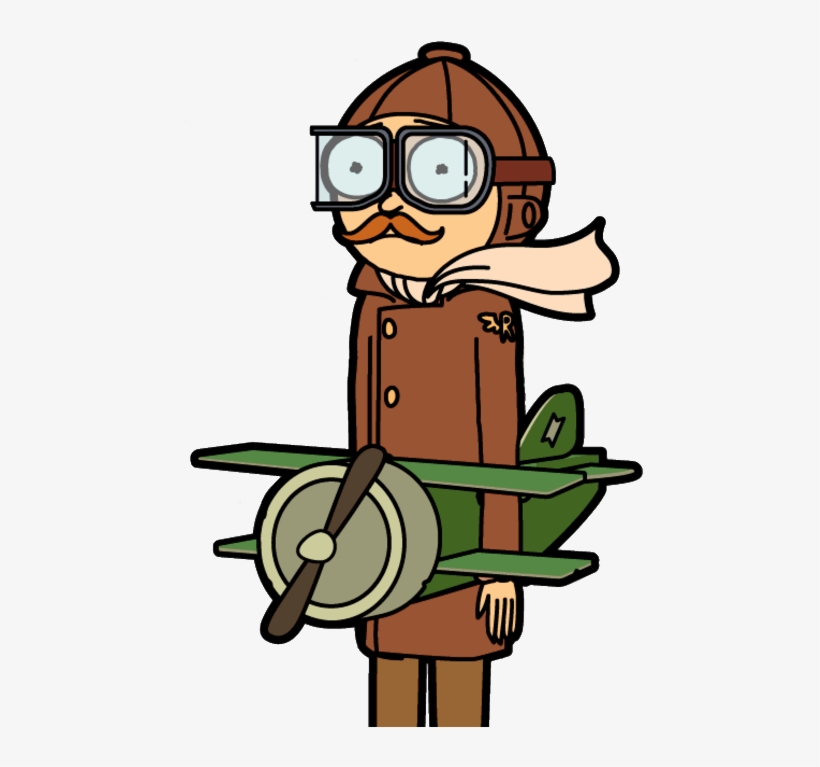 Ace Pilot Morty - Cartoon, transparent png